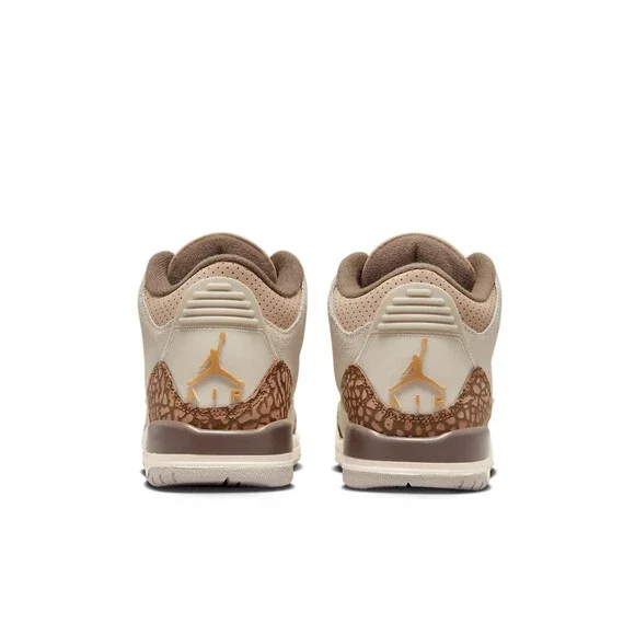 Air Jordan 3 Retro DM0967-102 Sneaker Kids Beige Palomino Lifestyle Shoes HTAT50